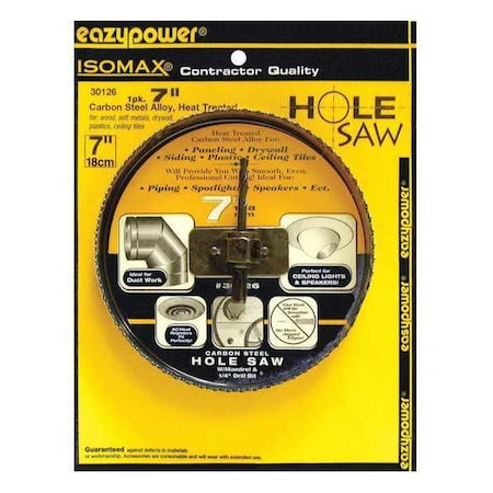 Alloy Hole Saw 7 by USA Eazypower Hole Saw Accessories