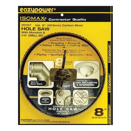Alloy Hole Saw 8 by USA Eazypower Hole Saw Accessories