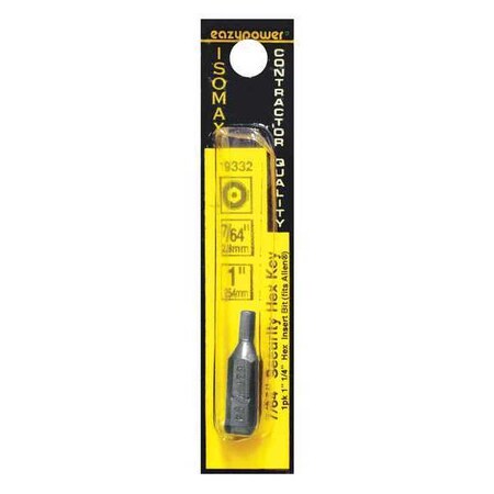 Security Hex Key 7/64" 1 by USA Eazypower Screwdriver Bits
