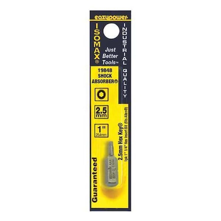 Insert Bit No. 2.5mm 1/4" Hex by USA Eazypower Screwdriver Bits