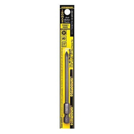 Power Bit No. 0 3 1/2 by USA Eazypower Screwdriver Bits