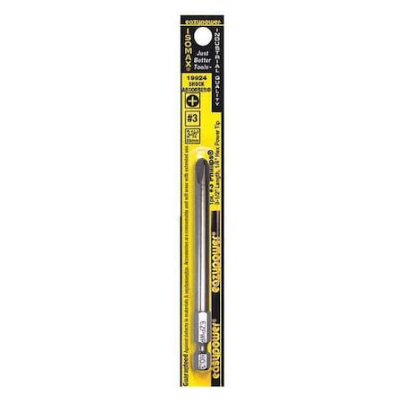 Power Bit No. 3 3 1/2 by USA Eazypower Screwdriver Bits