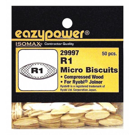 Mini Joiner Biscuits R1 PK50 by USA Eazypower Plate Joiner Accessories