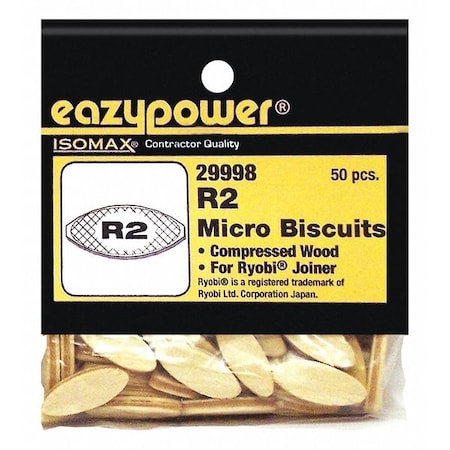 Mini Joiner Biscuits R2 PK50 by USA Eazypower Plate Joiner Accessories