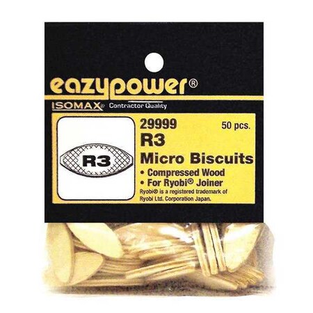 Mini Joiner Biscuits R3 PK50 by USA Eazypower Plate Joiner Accessories