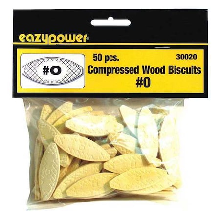 Mini Joiner Biscuits No. 0 PK50 by USA Eazypower Plate Joiner Accessories