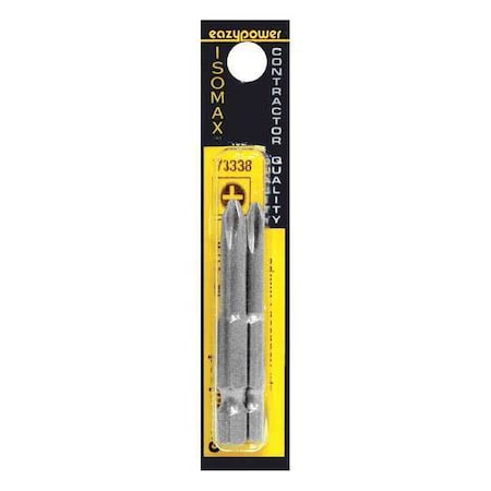 Bit Reduced No. 2 2" PK2 by USA Eazypower Screwdriver Bits