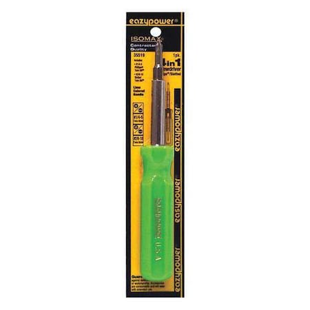 Extruded Handle Screwdriver 4 In 1 Lime by USA Eazypower Screwdriver Bits