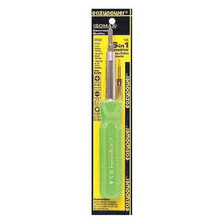 Screwdriver 6 In 1 Lime by USA Eazypower Screwdriver Bits