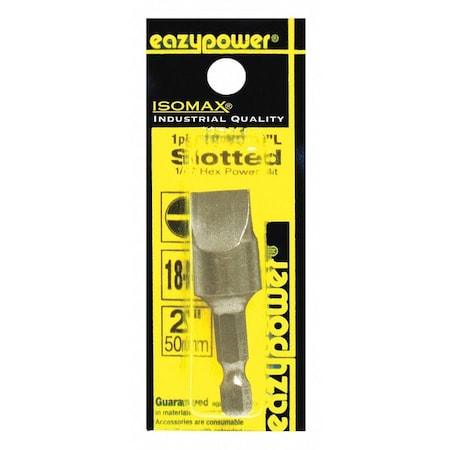 Slotted Power Bit No. 18 20 2 Type 80372 by USA Eazypower Screwdriver Bits