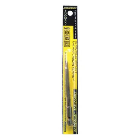 Tee Star Security Power Bit T20 3 1/2 by USA Eazypower Screwdriver Bits