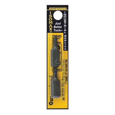 Hex Key Bit No. 3mm 1" PK2 by USA Eazypower Screwdriver Bits