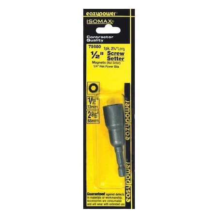 Magnetic Nut Setters 1/2" 2 9/16 by USA Eazypower Nut Setters & Bit Holders