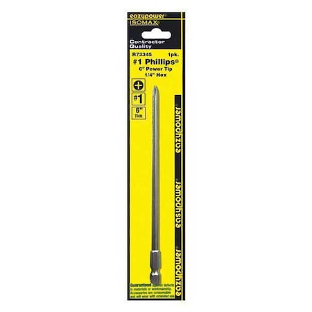 Power Bit No. 1 6 by USA Eazypower Screwdriver Bits