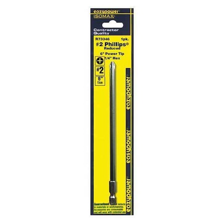 Power Bit Reduced No. 2 6 by USA Eazypower Screwdriver Bits