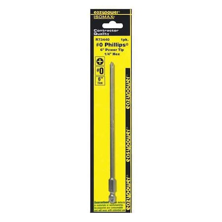 Power Bit No. 0 6 by USA Eazypower Screwdriver Bits
