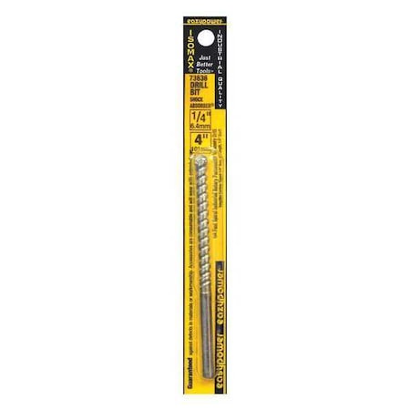 Percussion Masonry Drill 1/4x4 by USA Eazypower Masonry Drill Bits