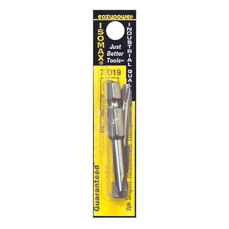 Hex Bit No. 2 Super Reduced 2" PK2 by USA Eazypower Screwdriver Bits