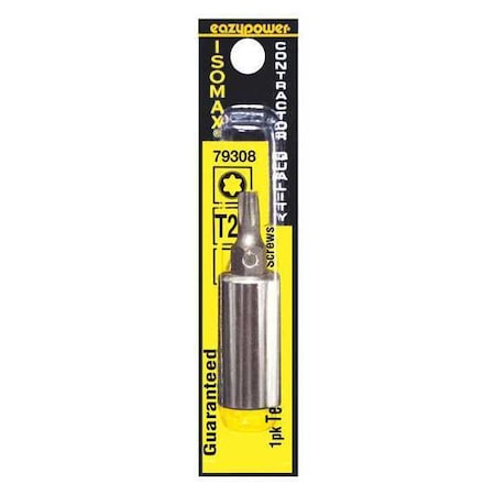 Tee Star Screwdriver Tip T25 1/4 by USA Eazypower Screwdriver Bits