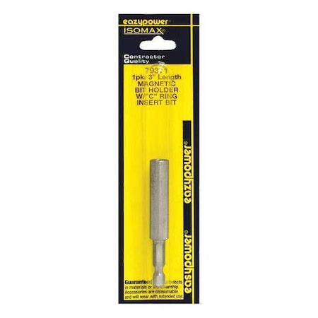 Magnetic Stainless Steel Bit Hldr 2 7/8 by USA Eazypower Screwdriver Bits