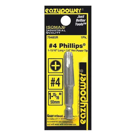 Power Bit No. 4 2 by USA Eazypower Screwdriver Bits
