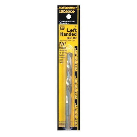 Left Hand Drill 3/8" M2 High Speed Steel by USA Eazypower Screwdriver Bits