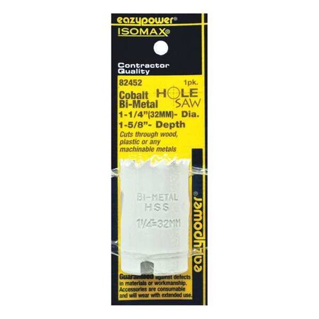 Bi Metal Hole Saw Cobalt 1 1/4" x 1 3/8 by USA Eazypower Hole Saws & Cutters