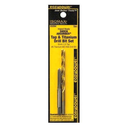 Drill Bit Set 6mm 1.0/No. 6 2 pcs. by USA Eazypower Screwdriver Bits