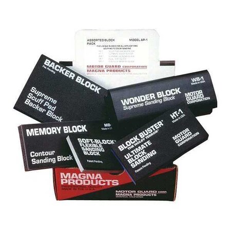 Sanding Block Assortment 5Pc by USA Motor Guard Hand Sanders