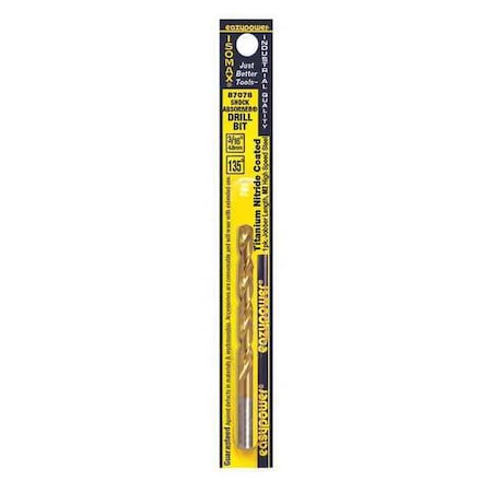 Titanium Drill Bit 3/16" 135SP M2 HSS by USA Eazypower Screwdriver Bits