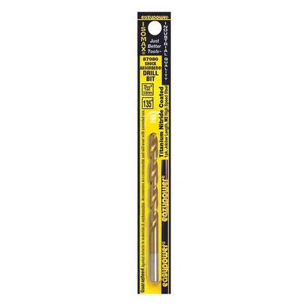 Titanium Drill Bit 7/32" 135SP M2 HSS by USA Eazypower Screwdriver Bits