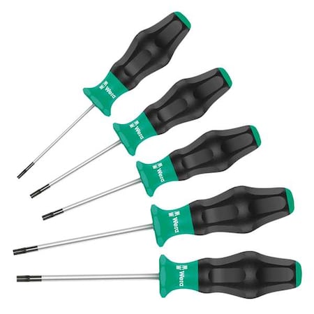 Screwdriver Set Torx(R) 5 Pc Type 5345257001 by USA Wera Screwdriver Sets