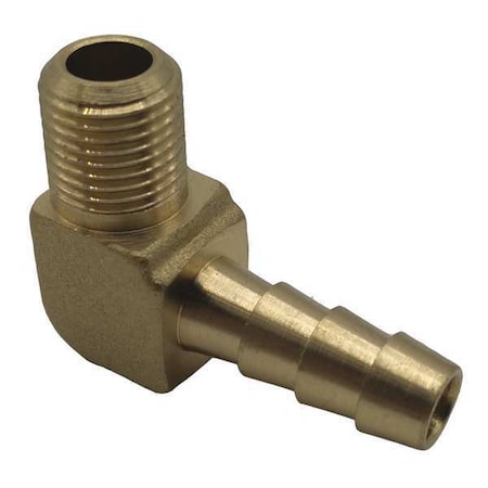 Hose Barb 1/4 In Barb 1/8 In MNPT Brass Type 6AFH0 by USA Value Brand Pneumatic Push On Hose Fittings