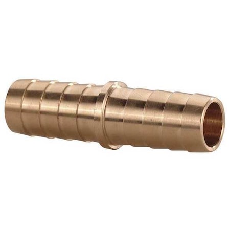 Hose Mender 1/4 In Barb Brass by USA Value Brand Pneumatic Push On Hose Fittings