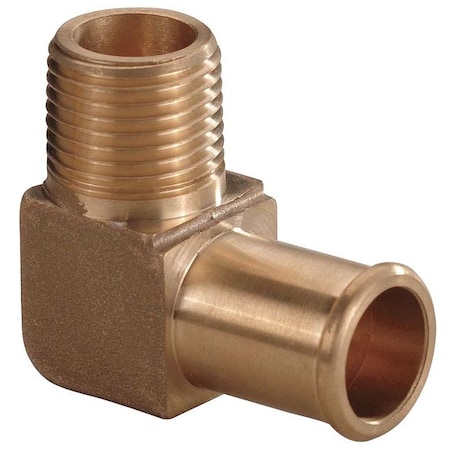 Hose Barb 1/2 In MNPT Brass Type 6AFL1 by USA Value Brand Pneumatic Push On Hose Fittings