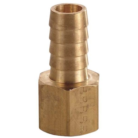 Hose Barb 1/2 In Barb 3/8 In FNPT Brass by USA Value Brand Pneumatic Push On Hose Fittings