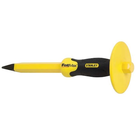 Handguarded Concrete Chisel 3/4 x 12 In. by USA Stanley Chisels