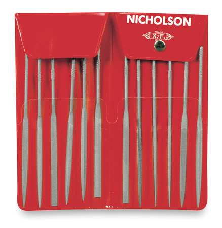 Nicholson Needle File Set Swiss 5 1/2 In. L Technical Info