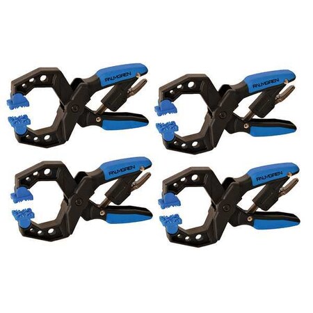 Power Clamp 2 1/4 x 7 3/4 in. 4 Pcs by USA Palmgren Spring Clamps