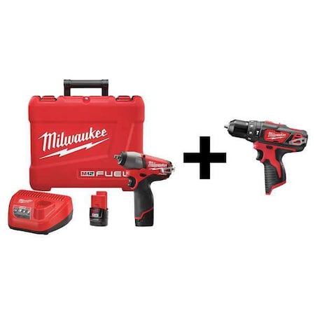 Cordless Impact Wrench Kit by USA Milwaukee Cordless Power Tool Combination Kits