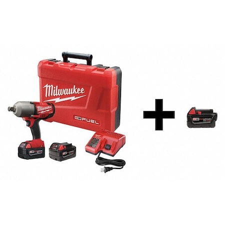 Impact Wrench with Add Battery 18V Type 2764 22 / 48 11 1840 by USA Milwaukee Cordless Power Impact Tools