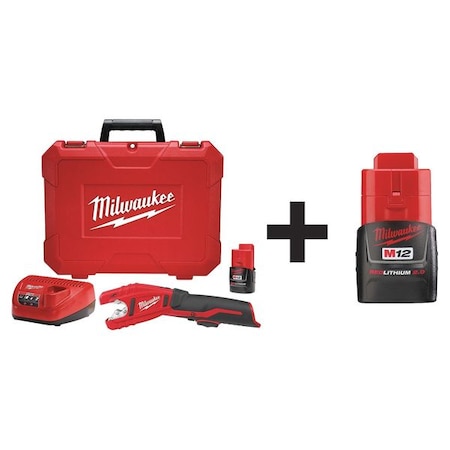 Cordless Tube Cutter Kit 12.0V by USA Milwaukee Cordless Power Tube & Pipe Cutters & Accessories