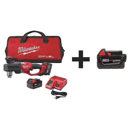 Cordless Right Angle Drill Kit 18.0V Type 2707 22 48 11 1840 by USA Milwaukee Right Angle Power Drills