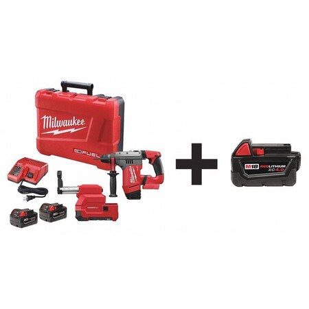 Cordless Rotary Hammer Kt Dust Extractor by USA Milwaukee Power Demolition Rotary Hammers