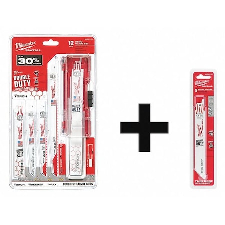 Reciprocating Saw Blade Kit Demolition by USA Milwaukee Reciprocating Power Saw Blades