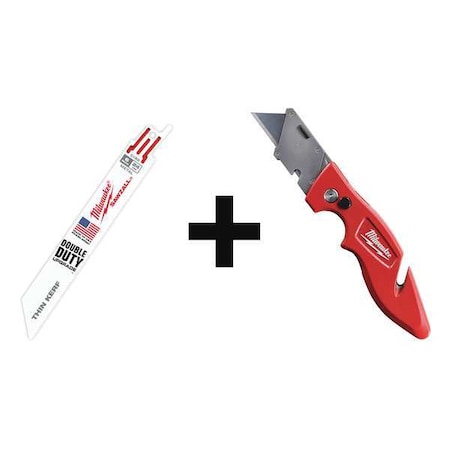 Reciprocating Saw Blade Metal 3/4in. W by USA Milwaukee Reciprocating Power Saw Blades