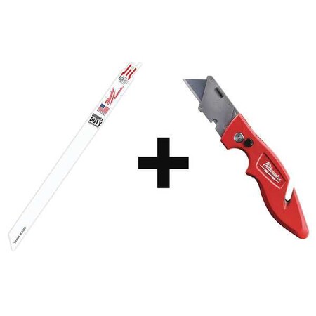 Reciprocating Saw Blade 1in. W 18 Teeth by USA Milwaukee Reciprocating Power Saw Blades
