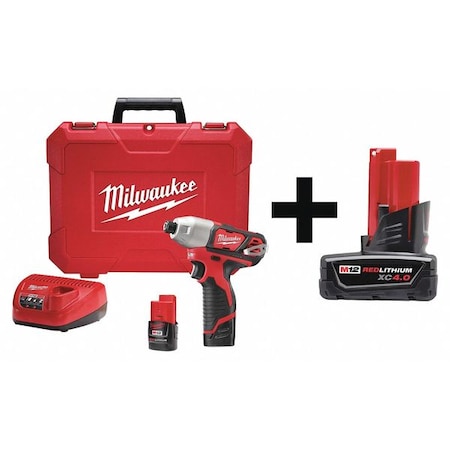 Cordless Impact Driver Kit Soft Grip by USA Milwaukee Cordless Power Impact Tools