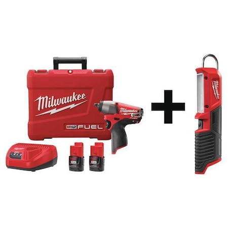 Cordless Impact Wrench Kit 2 Mode Drive by USA Milwaukee Cordless Power Impact Tools