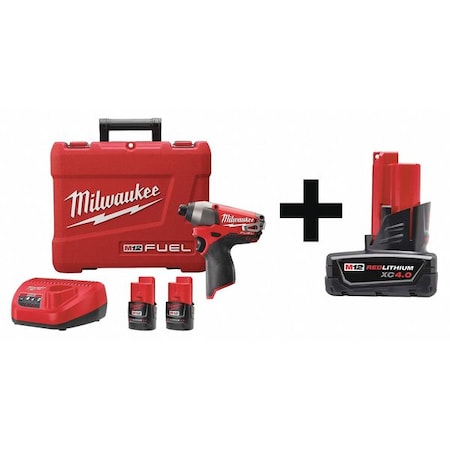 Cordless Impact Driver Kit Li Ion Bat by USA Milwaukee Cordless Power Impact Tools